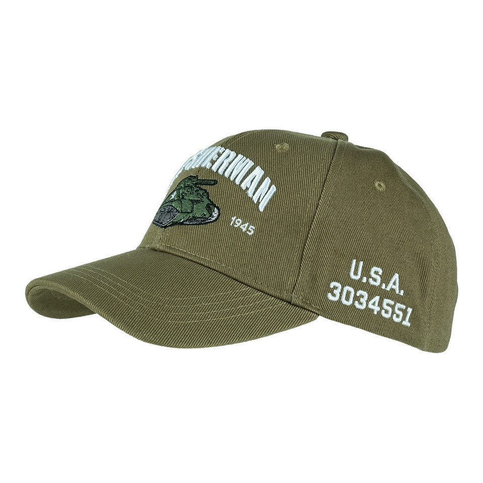 US Army M4 Sherman Tank Baseball Cap WW2 Style Military Hat