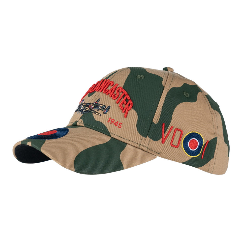 Avro Lancaster Bomber Baseball Cap WW2 Embroidered Camo British Army Military Royal Air Force