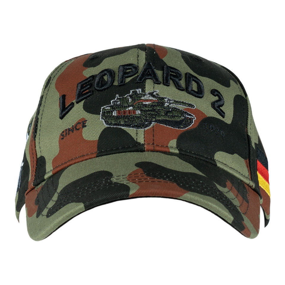 German Army Leopard 2 Tank Baseball Cap Hat WW2 Germany Camo BUNDESWEHR