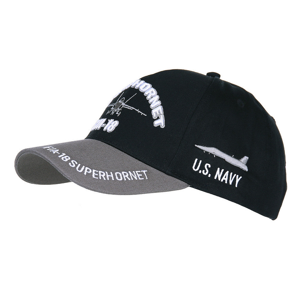 US Navy F/A-18 Baseball Cap Super Hornet F-18 Fighter Jet Aircraft Hat Army Military