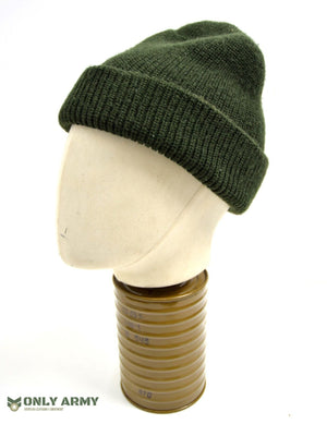 Polish Army Cold Weather Hat Thick Chunky Knit Army Surplus Watch Cap Winter Hat