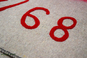 Swiss Army Wool Blanket Stripe & Cross High Quality Military Bedding Camping