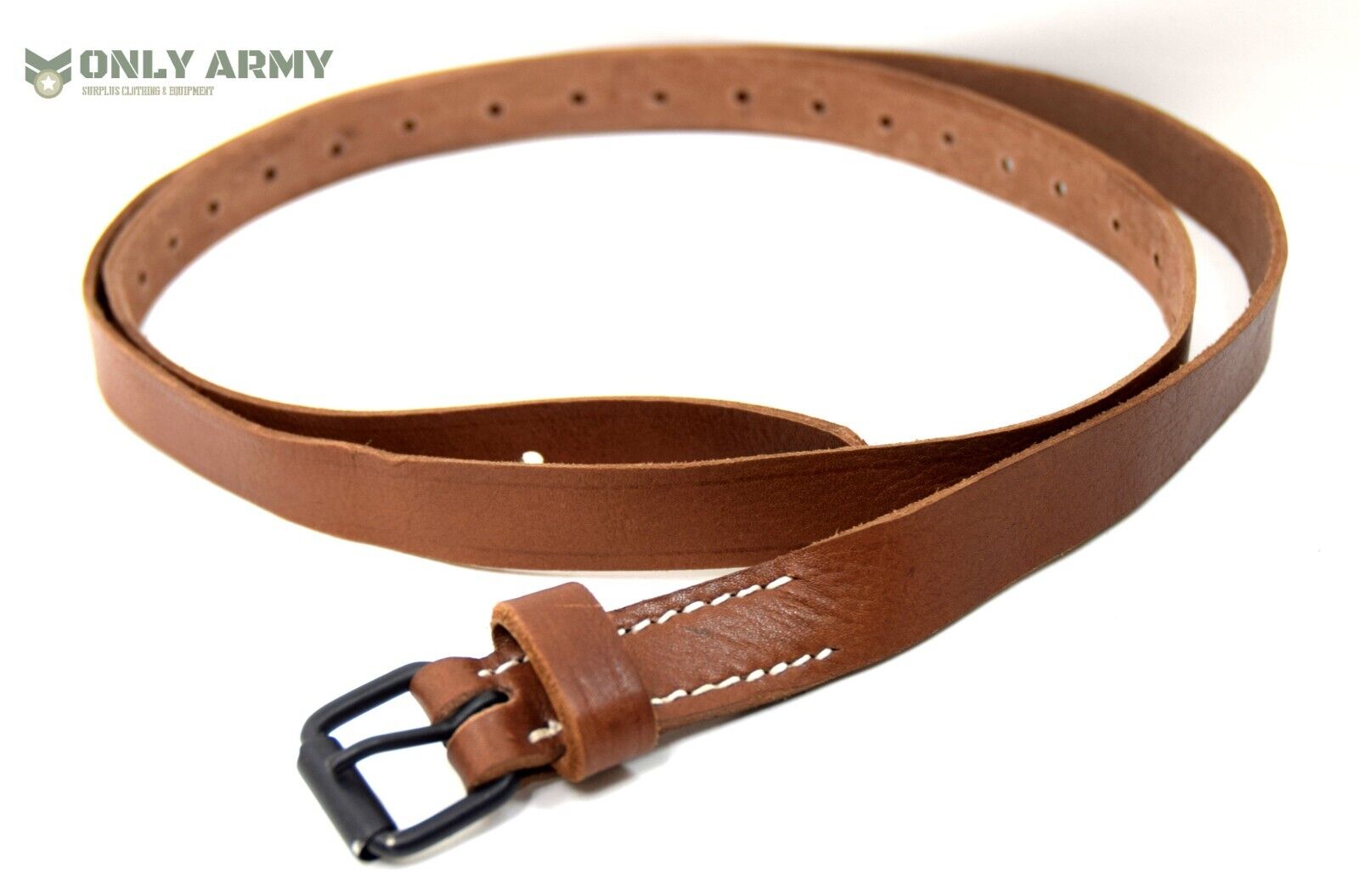 Vintage Swiss Army Leather Utility Strap Belt Blanket Tie Down General Purpose