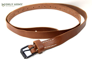 Vintage Swiss Army Leather Utility Strap Belt Blanket Tie Down General Purpose