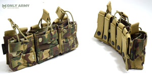 NEW Viper Triple Mag Pouch MTP Multicam Camo MOLLE Webbing Rifle Ammo Magazine