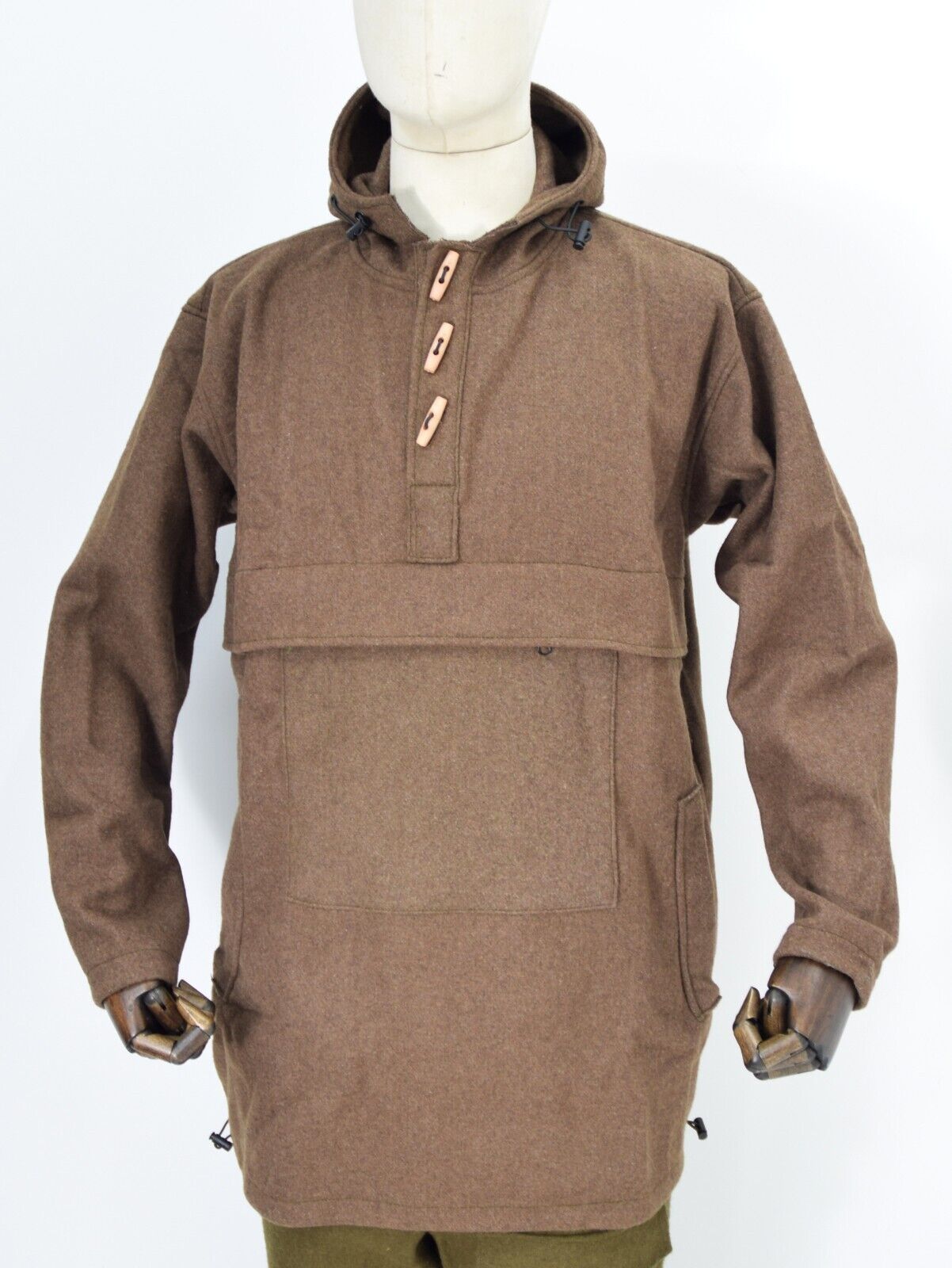 Bushcraft Anorak Smock Made From Wool Type Army Military Surplus Blanket Outdoor