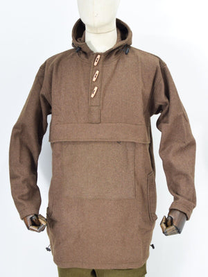 Bushcraft Anorak Smock Made From Wool Type Army Military Surplus Blanket Outdoor