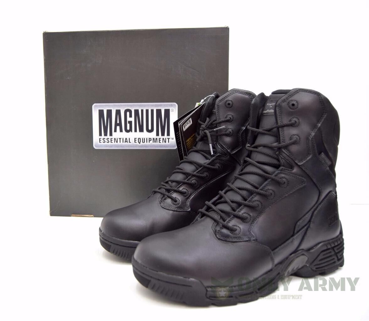 Magnum Stealth Force 8.0 WPI Boots Waterproof Leather Boots Safety Army Police