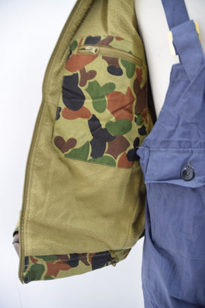 RARE Auscam Australian Army Tactical Combat Winter Jacket Fleece Lined Ripstop