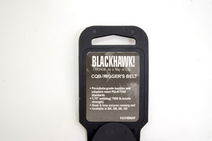 British Army SF Blackhawk Rigger Belt Riggers Belt BLACK CQB Heavy Duty Combat