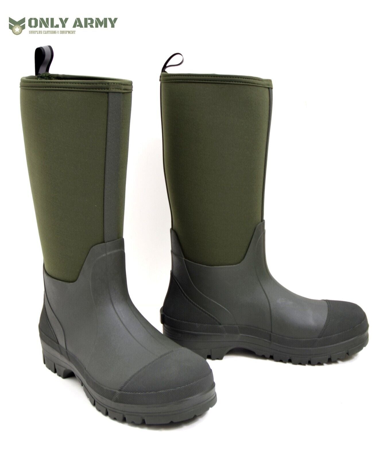 OD Green Muck Boots Hunting Wellies Waterproof Neoprene Thermal Wellington Boot