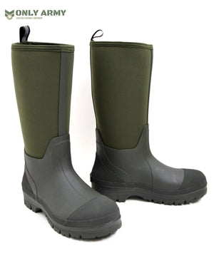 OD Green Muck Boots Hunting Wellies Waterproof Neoprene Thermal Wellington Boot