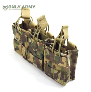 NEW Viper Triple Mag Pouch MTP Multicam Camo MOLLE Webbing Rifle Ammo Magazine