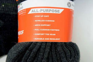 4 x Pairs Grey WEATHERPROOF® Outdoor Socks Thermal Cushioned Work Hiking Walking