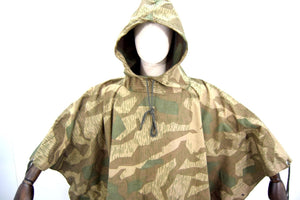 German Army Splinter Camo Poncho Waterproof Canvas Sheet Camouflage Heer WW2