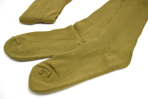 5 x Pairs US Army Khaki Mustard Socks NEW OLD STOCK OD Olive General Issue NEW