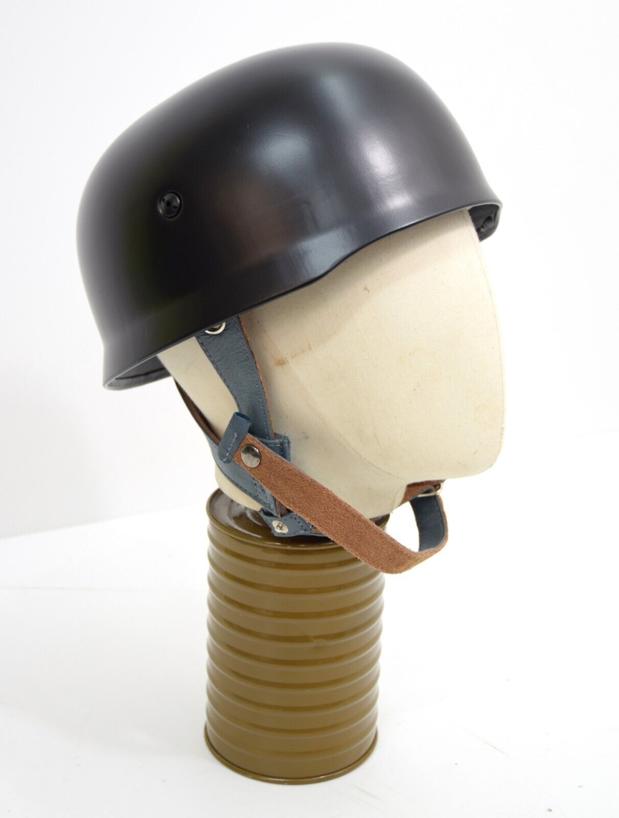 Repro Black M38 German Army WW2 Paratrooper Helmet Steel Metal Replica Para WWII