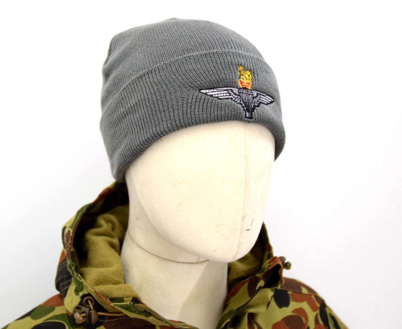British Army Parachute Regiment Beanie Hat Cold Weather Watch Cap Para Paras