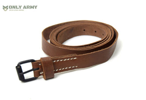 Vintage Swiss Army Leather Utility Strap Belt Blanket Tie Down General Purpose