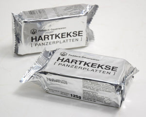 German Army MRE Rations Combo 500g Food Pack + 125g Crackers + 50g Chocolate