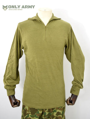 British Army Issue Thermal Norgie Shirt Cold Weather Long Sleeve Top Norwegian