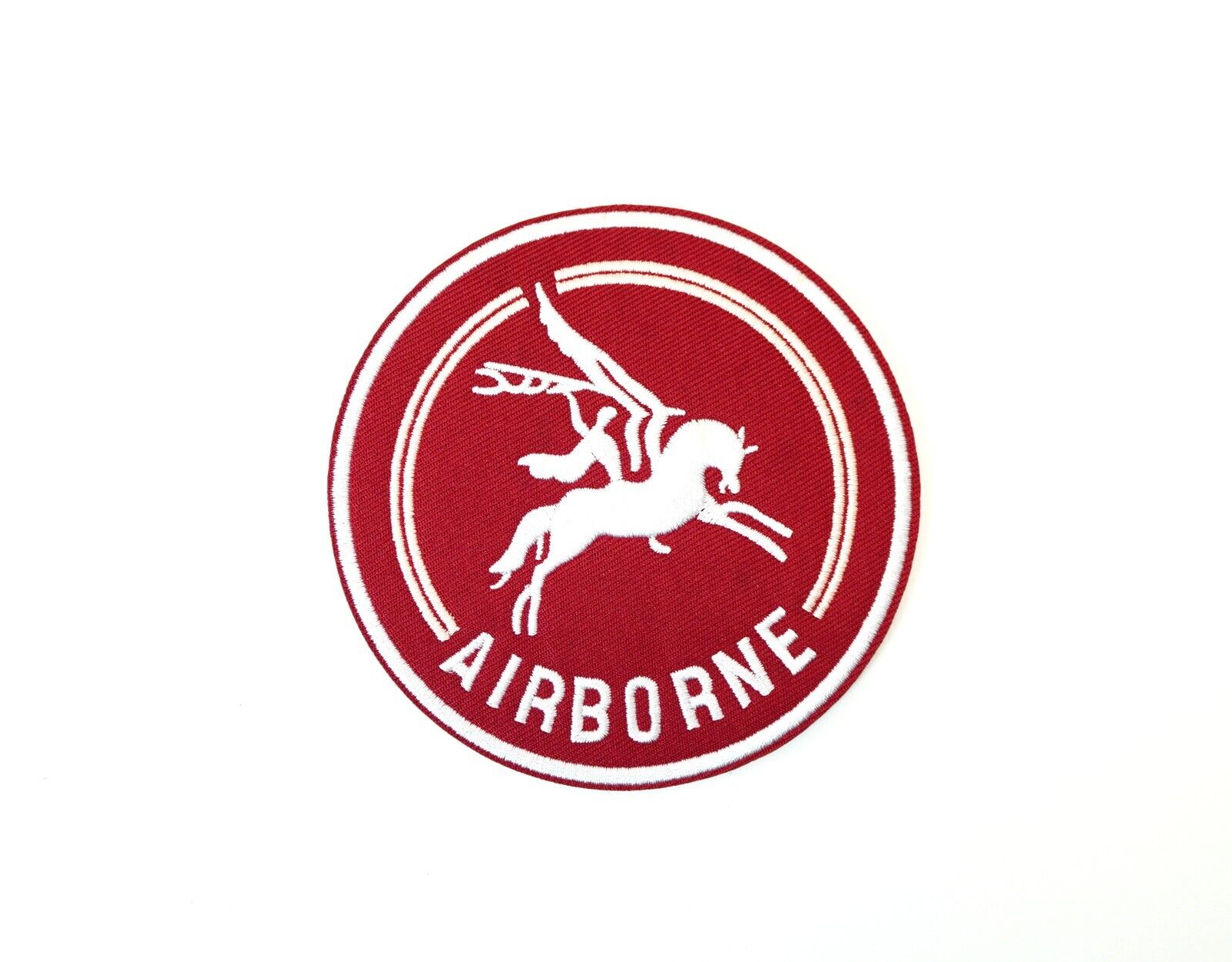 BRITISH ARMY PEGASUS AIRBORNE PATCH / BADGE - LARGE ROUND