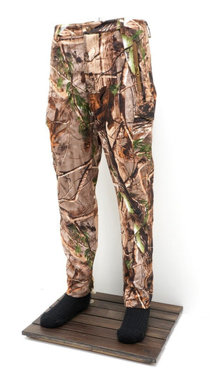 GB Tree Oak Camo Softshell Waterproof Fleece Lined Combat Cargo Trousers Pants