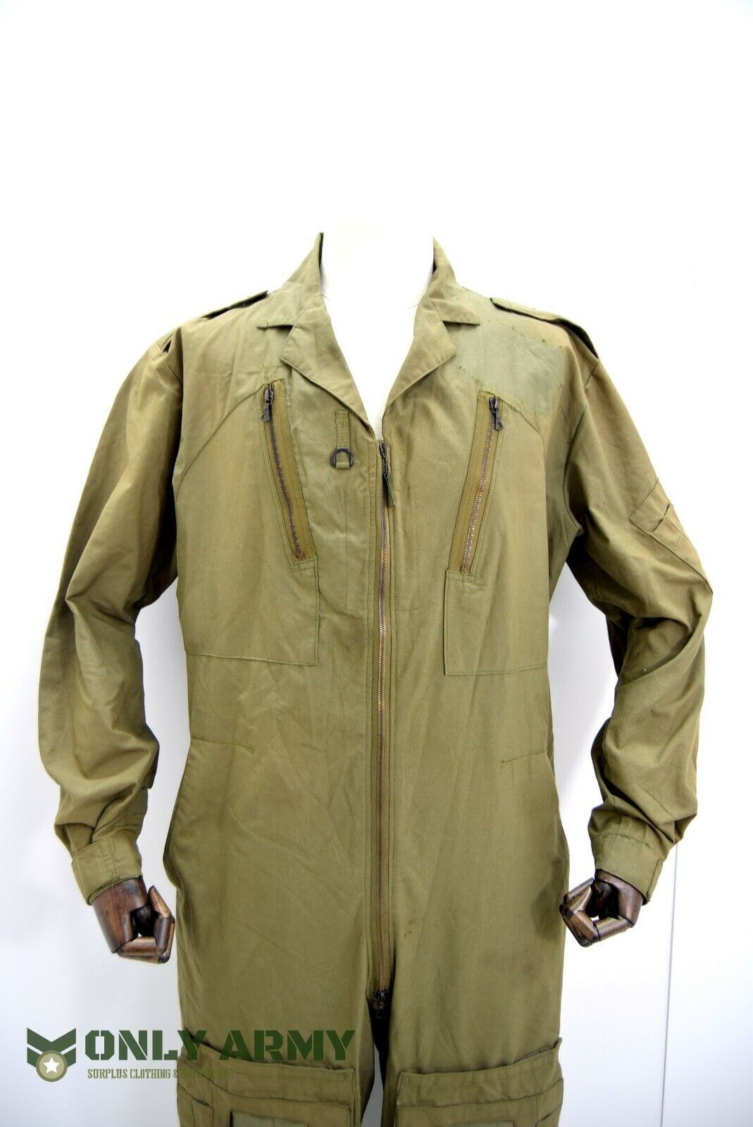 British Military RAF Pilot Coverall Aircrew Overalls Flight Suit Army Olive Drab