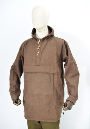 Bushcraft Anorak Smock Made From Wool Type Army Military Surplus Blanket Outdoor