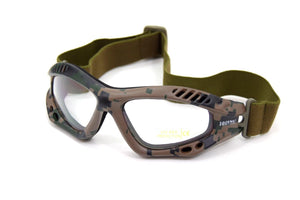 101-INC Military Tactical Goggles Eye Protection Airsoft Marpat US Woodland Digi