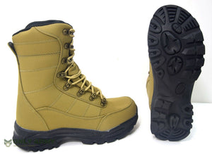Coyote Commando Boots Dutch Army Style Tan Desert Waterproof Assault Combat Boot