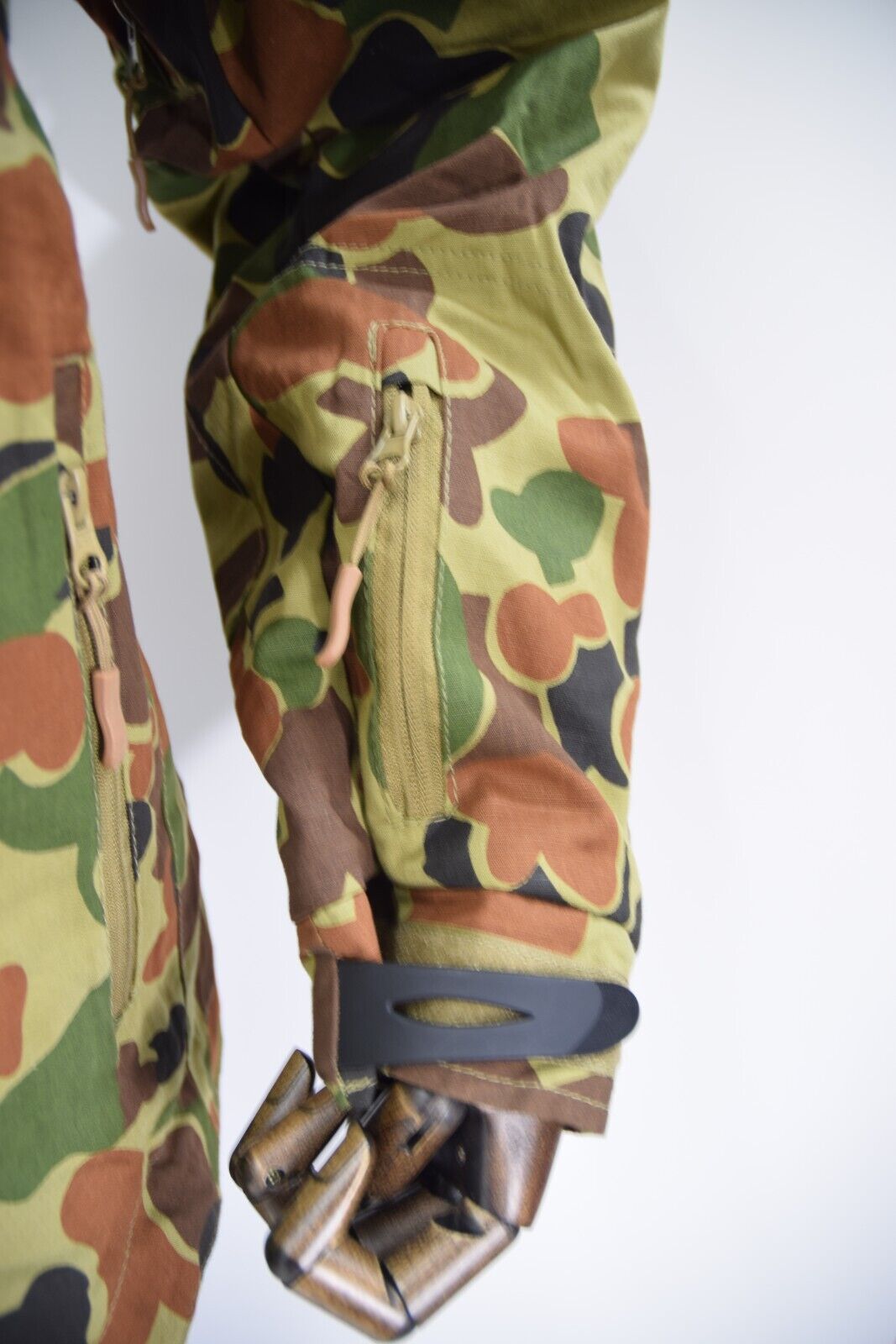 RARE Auscam Australian Army Tactical Combat Winter Jacket Fleece Lined Ripstop