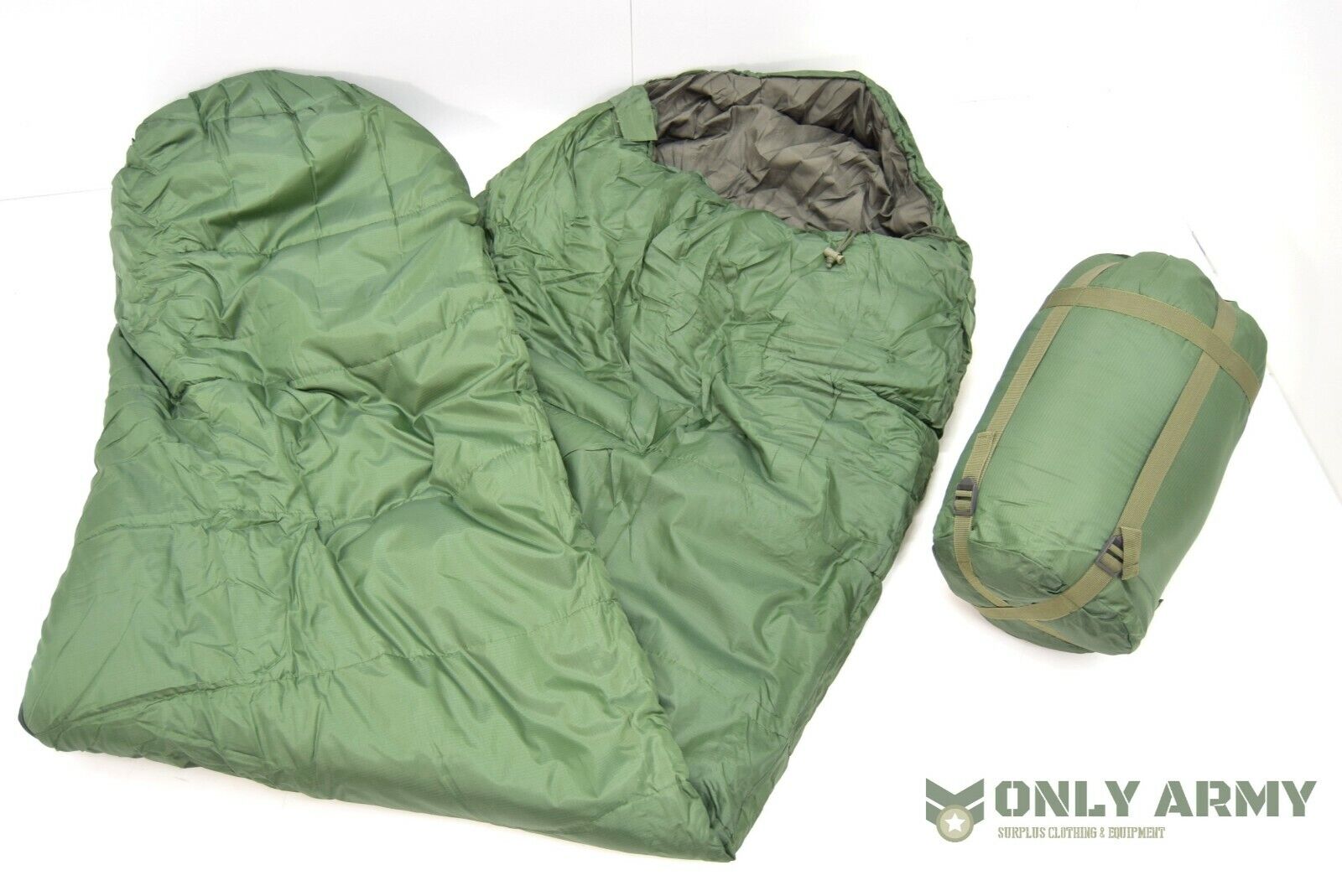 Dutch Army Lightweight & Warm 3 Season Sleeping Bag Ripstop Compact Mummy Bag
