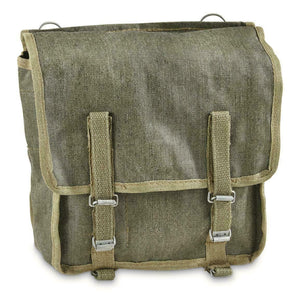 Polish Army Bread Bag Canvas Webbing Side Messenger Bag Pannier Satchel Fishing