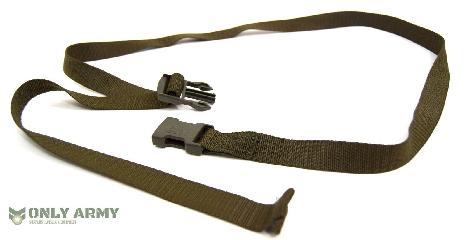Swiss Army Webbing Strap Adjustable Retention Quick Release Buckle Tie Down Clip