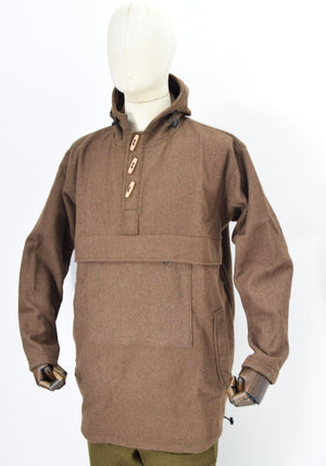 Bushcraft Anorak Smock Made From Wool Type Army Military Surplus Blanket Outdoor