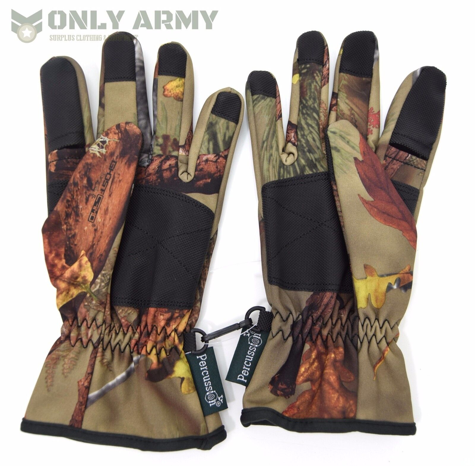 Percussion Real Tree ® Gloves Ghost Camo Shooting Hunting Gloves Realtree