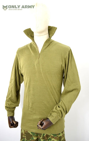 British Army Issue Thermal Norgie Shirt Cold Weather Long Sleeve Top Norwegian