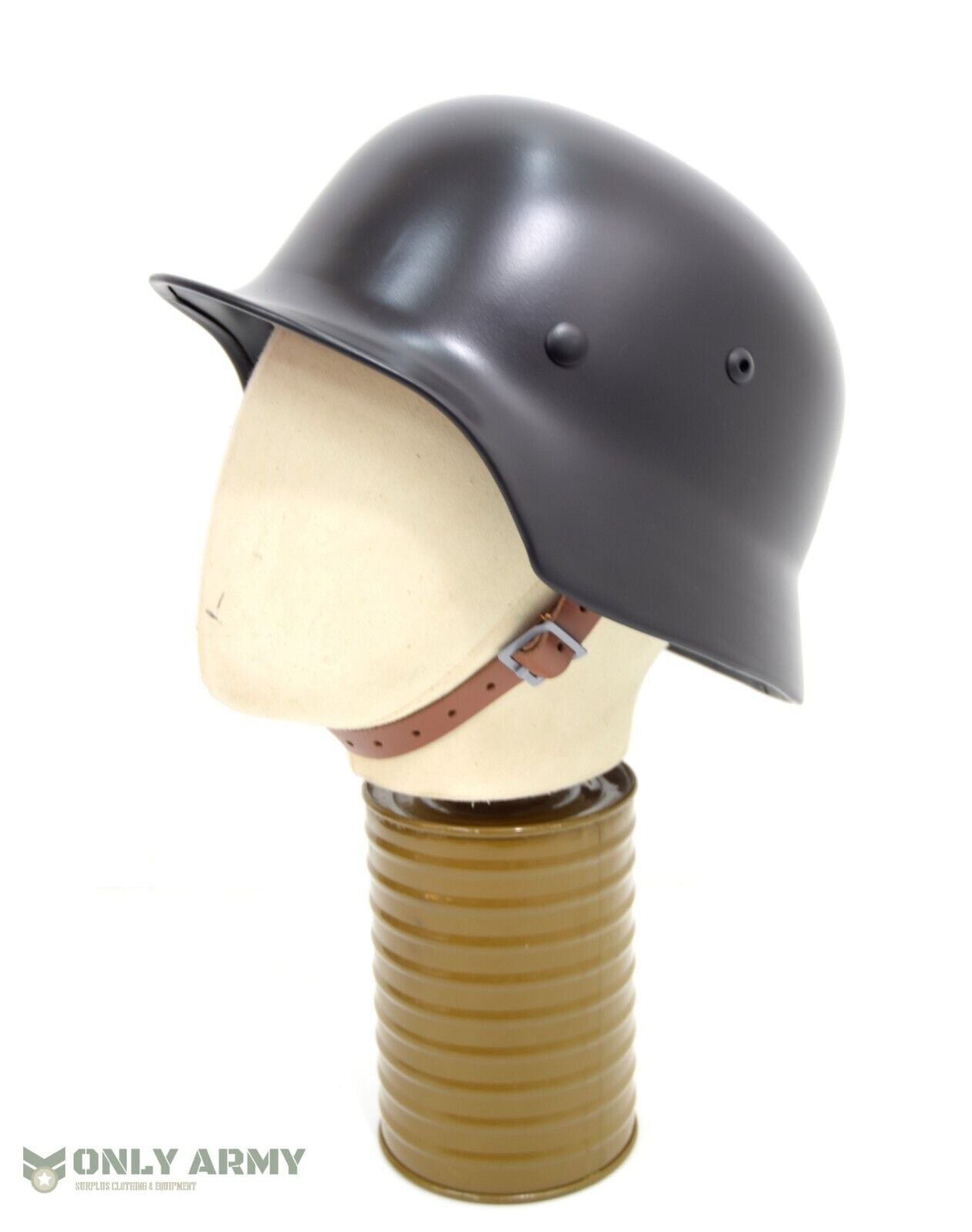 Repro German Army M35 Steel Helmet Leather Liner Black M40 M42 M44 Military 