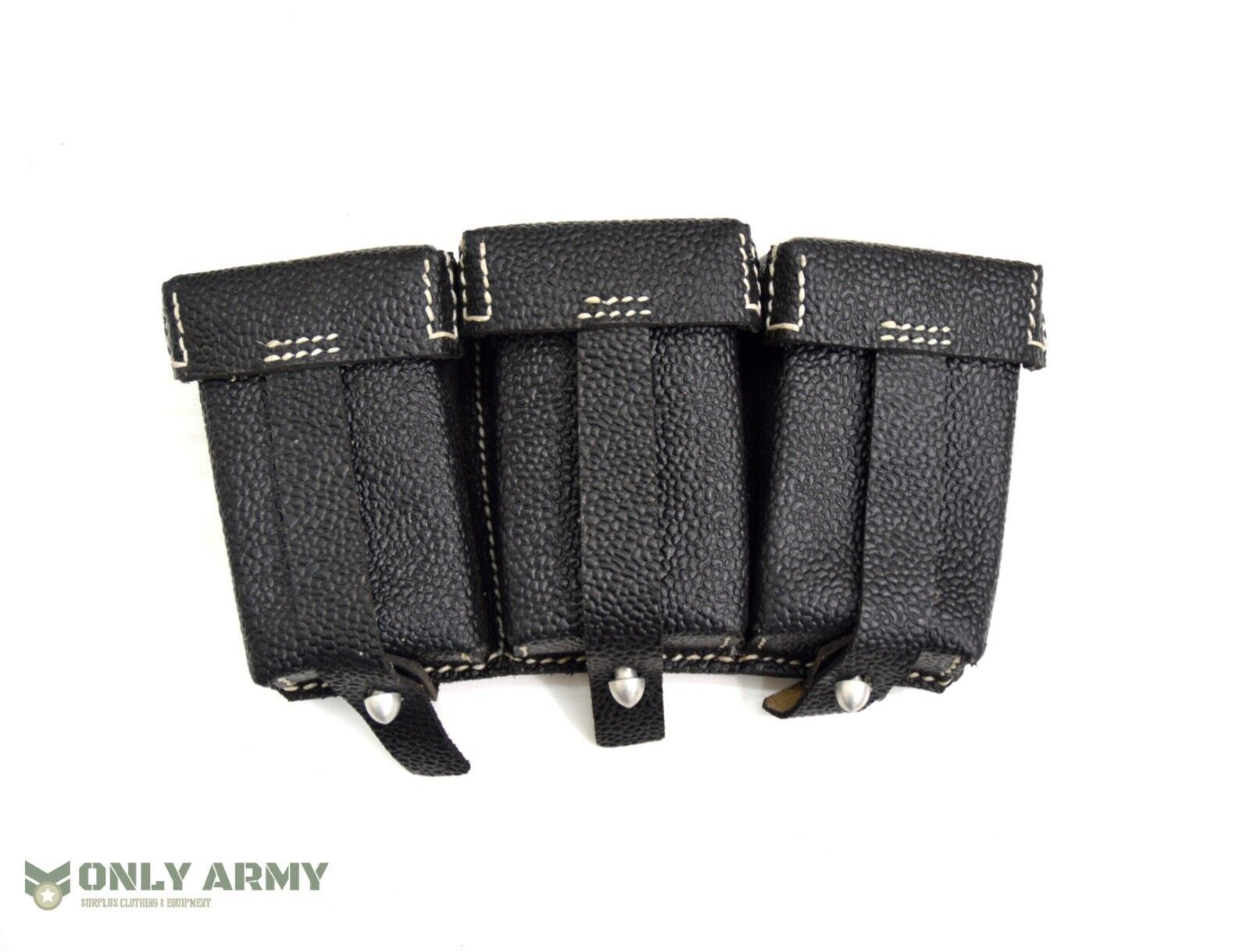 Repro German Army K98 Triple Ammo Pouch Leather Mauser Ammunition Pouch WW2 WWII