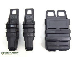 Black Fast Mag Pistol / Rifle Pouch MOLLE Hard Shell Mag Holder UKSF Army Style