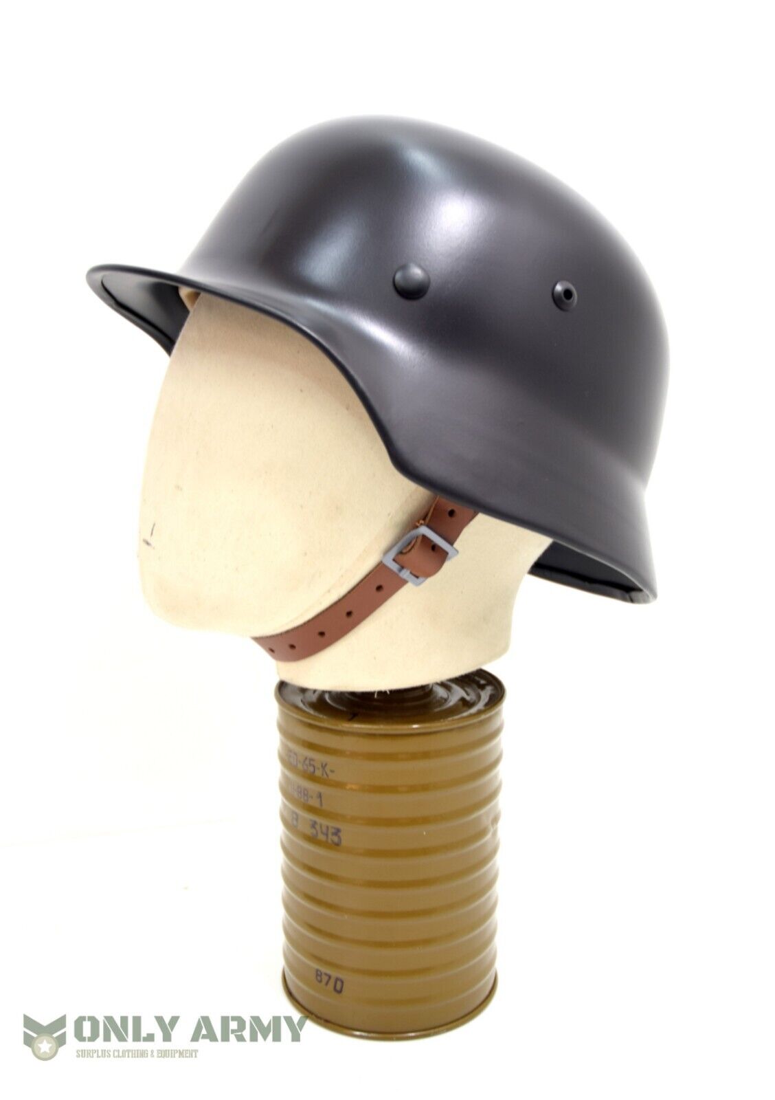 german army motorcycle helmet uk Repro German Army WW2 Black M40 M42 Helmet Metal – Only Army Surplus