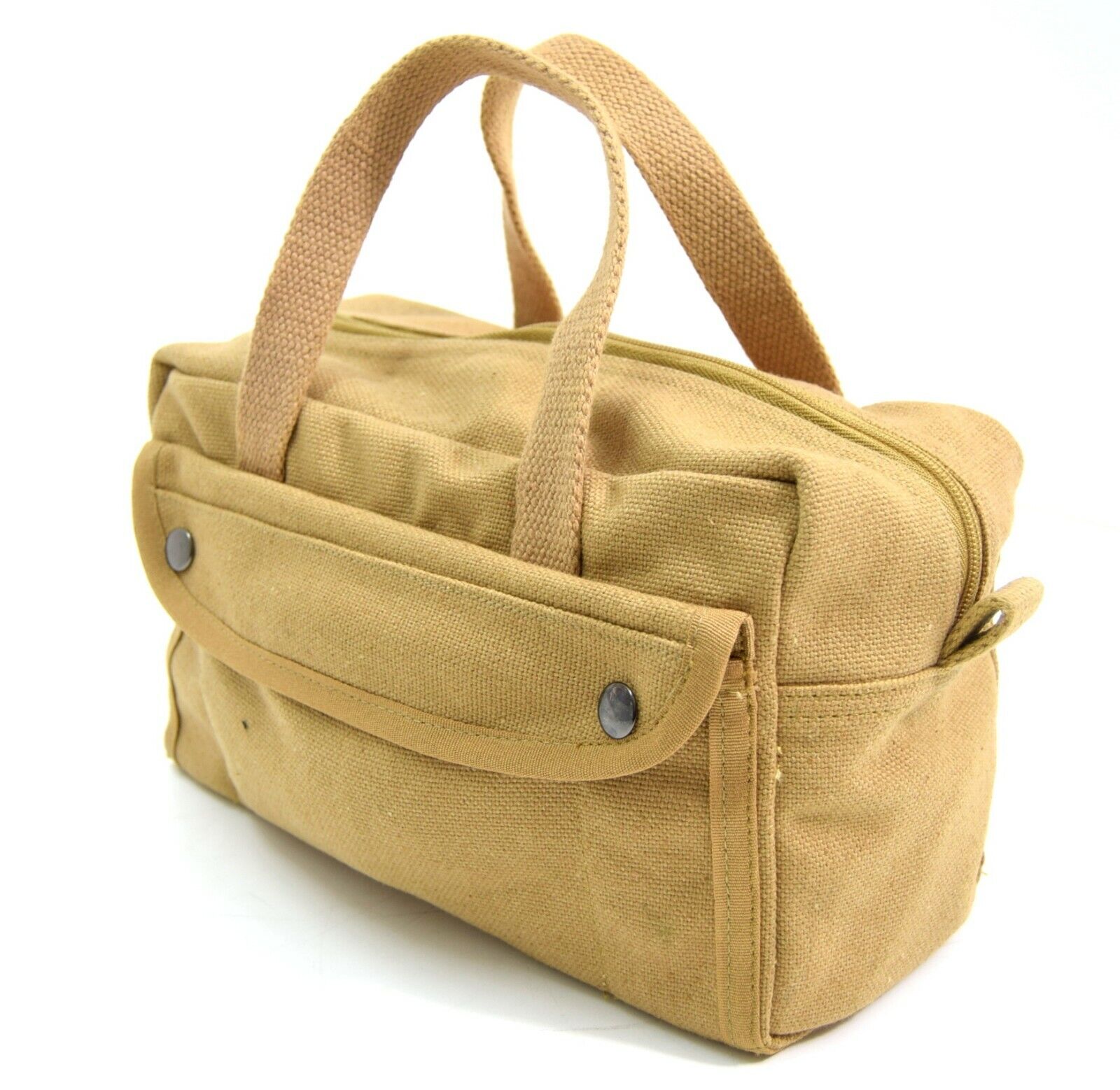 US Army WW2 Style Canvas Tool Bag Very Strong Tankers Tools Kit Storage Bag Tan