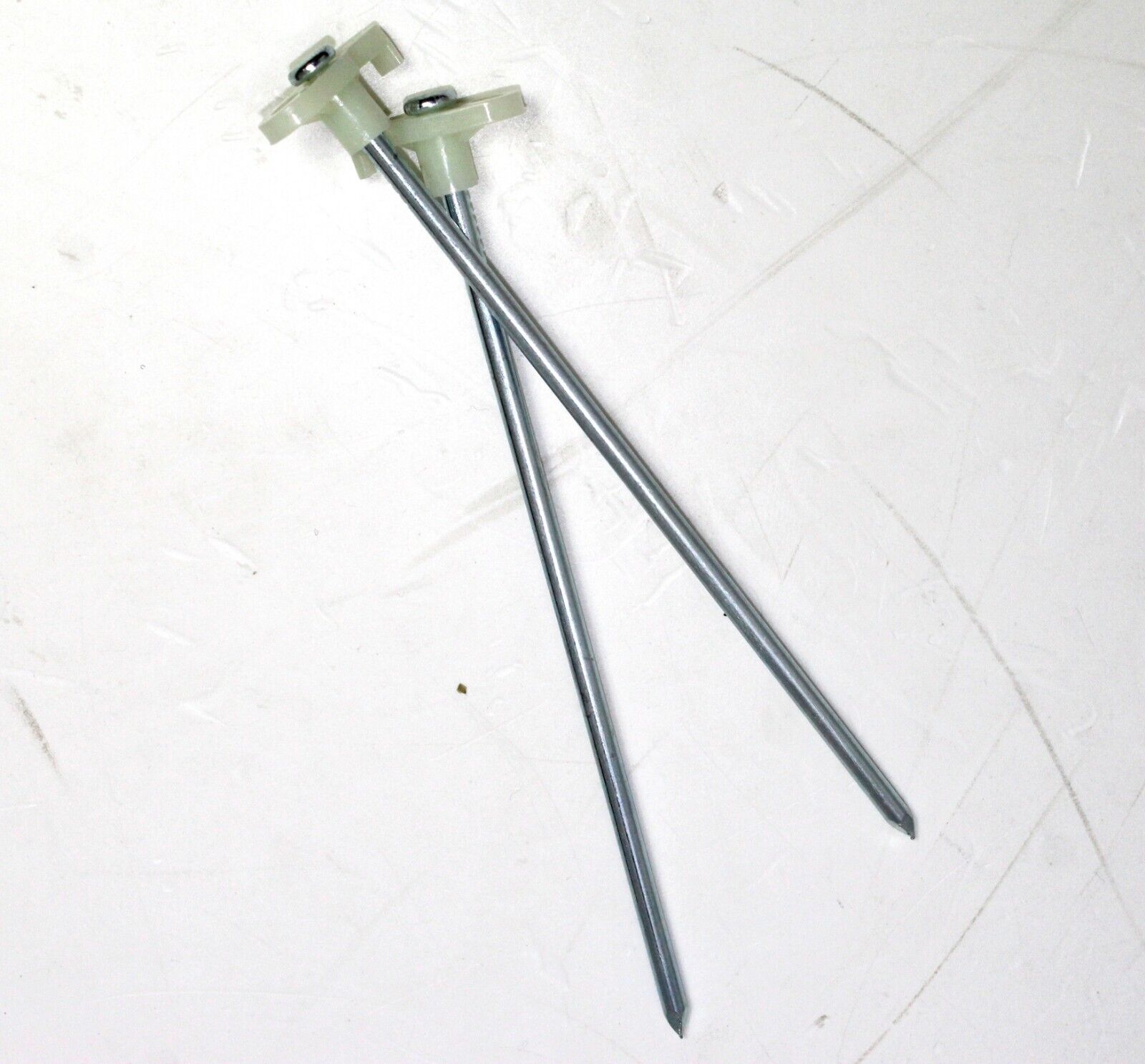 6 X Metal Pegs Army Cadet Outdoor Camping Glow Peg Glow in The Dark Tent Peg