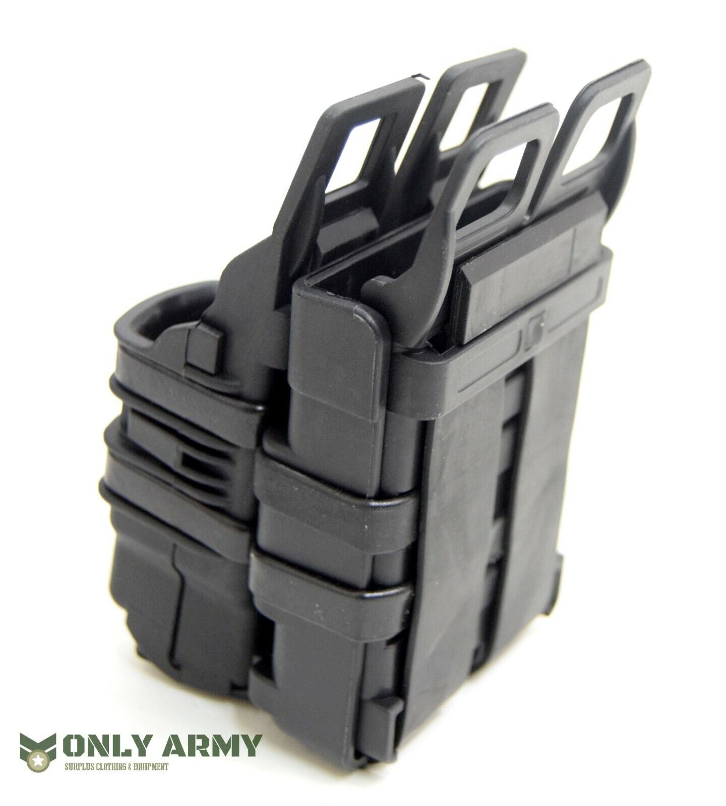 Black Fast Mag Pistol / Rifle Pouch MOLLE Hard Shell Mag Holder UKSF Army Style