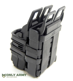 Black Fast Mag Pistol / Rifle Pouch MOLLE Hard Shell Mag Holder UKSF Army Style
