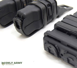 Black Fast Mag Pistol / Rifle Pouch MOLLE Hard Shell Mag Holder UKSF Army Style