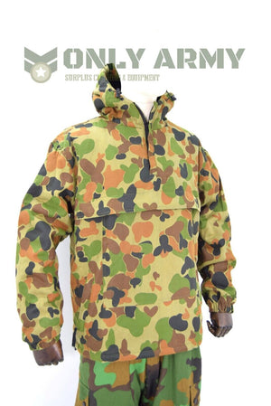 Australian Army Anorak Fur Lined Jacket Smock Fleece Lined AUSCAM Cotton Thick