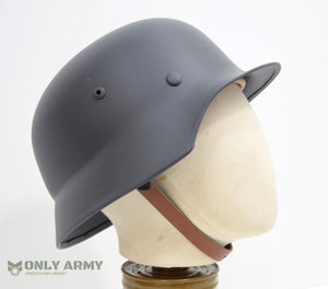 Repro German Army M35 Steel Helmet Leather Liner Grey M40 M42 M44 Military