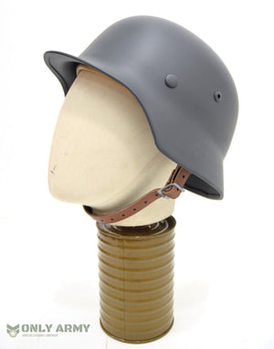 Repro German Army M35 Steel Helmet Leather Liner Grey M40 M42 M44 Military